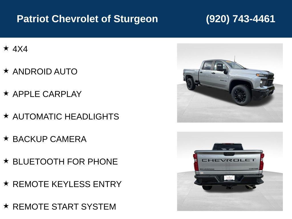 new 2025 Chevrolet Silverado 2500 car, priced at $56,988