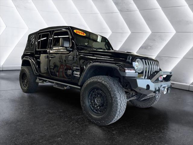 used 2018 Jeep Wrangler Unlimited car, priced at $26,500