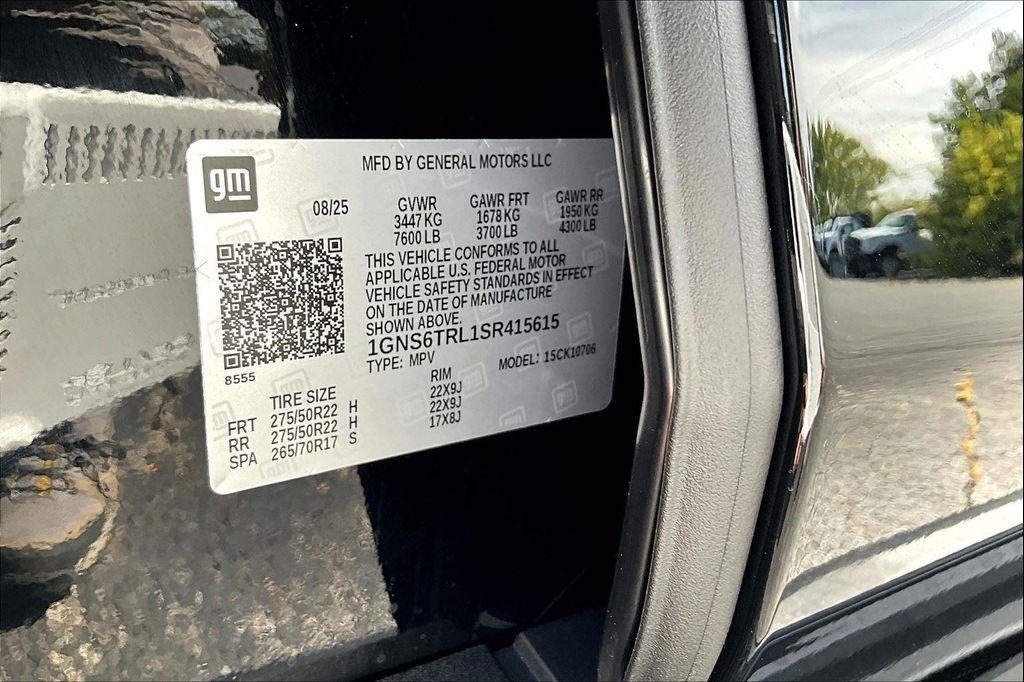 new 2025 Chevrolet Tahoe car, priced at $84,206