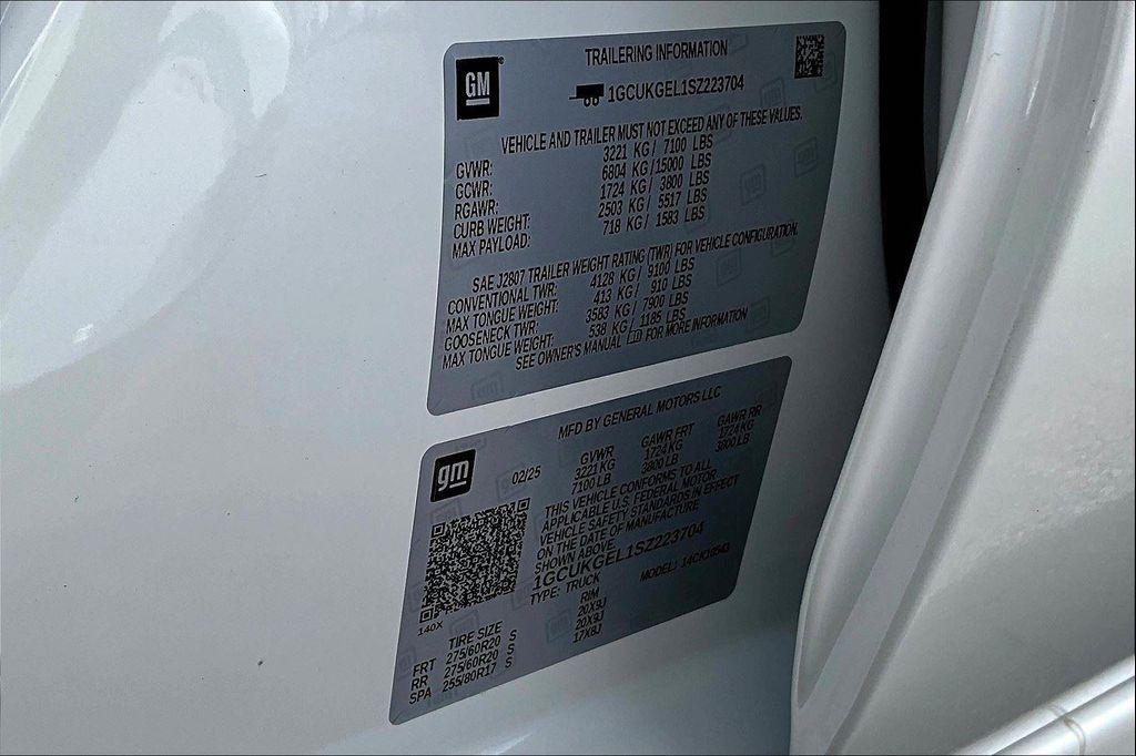 new 2025 Chevrolet Silverado 1500 car, priced at $66,510