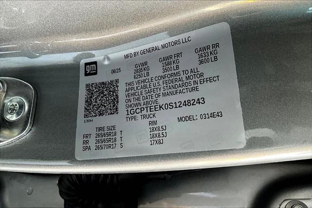 new 2025 Chevrolet Colorado car, priced at $39,979