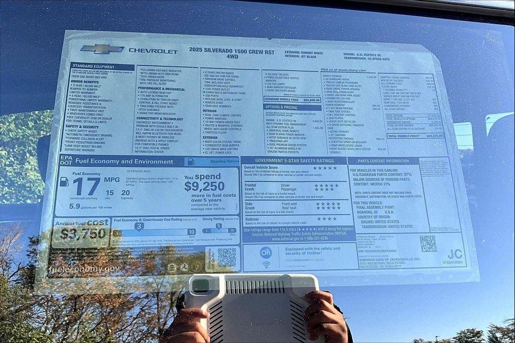 new 2025 Chevrolet Silverado 1500 car, priced at $84,280