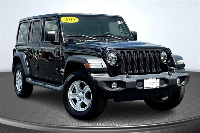 used 2018 Jeep Wrangler Unlimited car, priced at $23,495