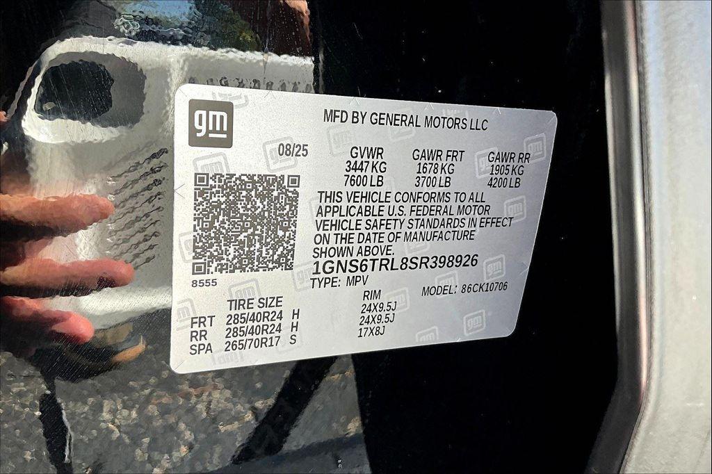 new 2025 Chevrolet Tahoe car, priced at $86,805