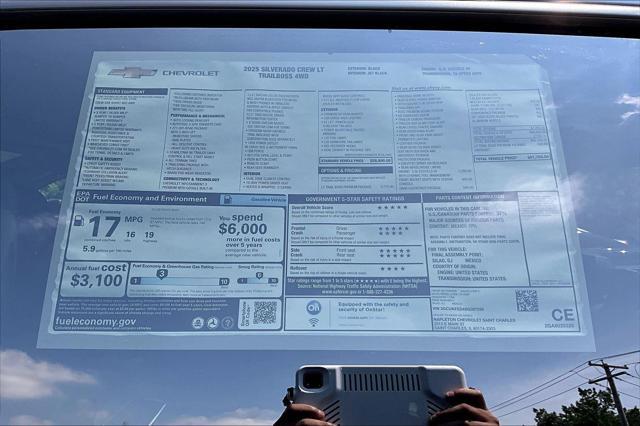 new 2025 Chevrolet Silverado 1500 car, priced at $59,767