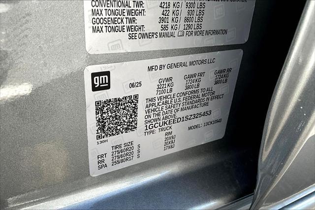 new 2025 Chevrolet Silverado 1500 car, priced at $55,926