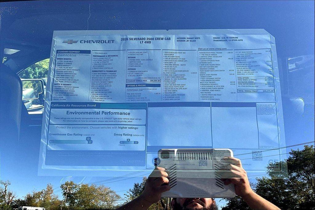 new 2026 Chevrolet Silverado 2500 car, priced at $68,375