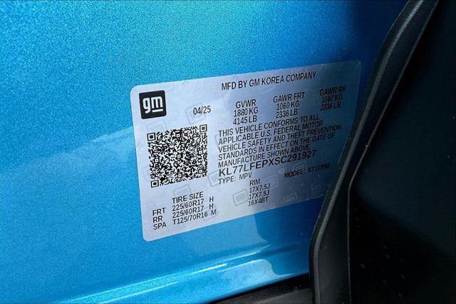 new 2025 Chevrolet Trax car, priced at $22,971