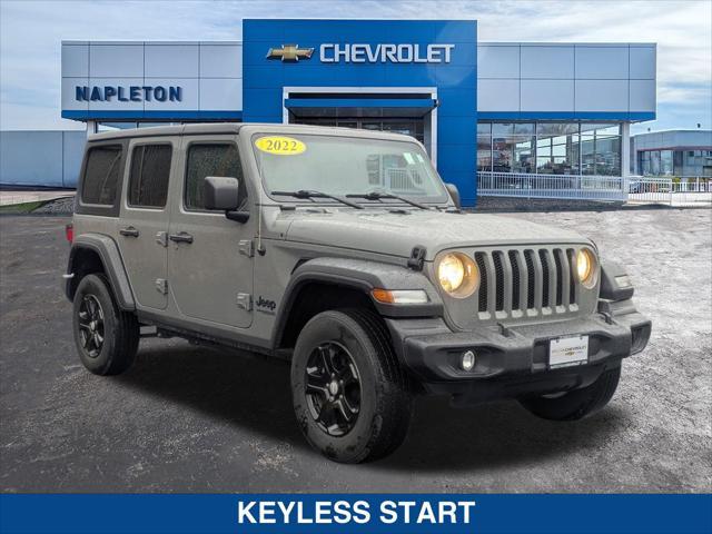 used 2022 Jeep Wrangler Unlimited car, priced at $28,295