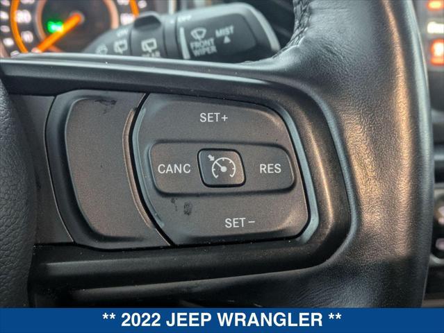 used 2022 Jeep Wrangler Unlimited car, priced at $28,295