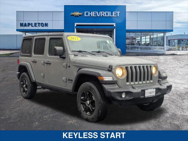 used 2022 Jeep Wrangler Unlimited car, priced at $25,995