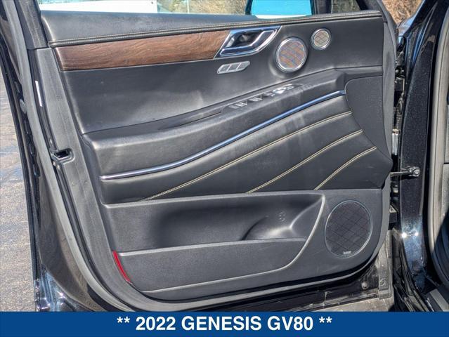 used 2022 Genesis GV80 car, priced at $43,140