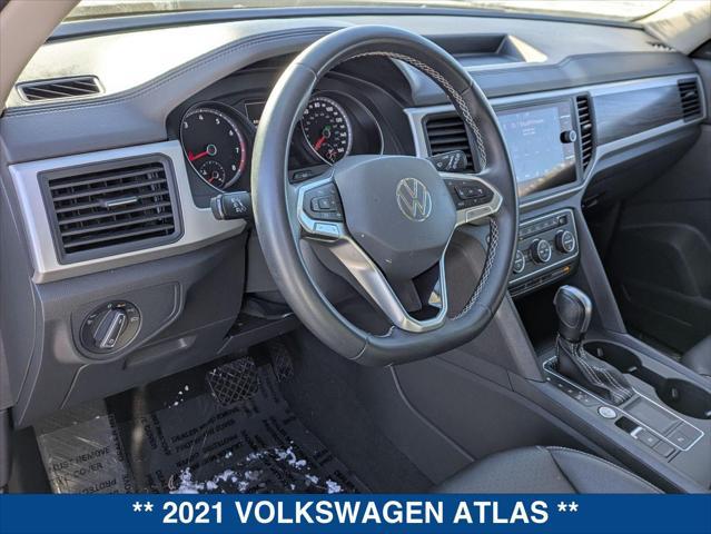 used 2021 Volkswagen Atlas car, priced at $23,675