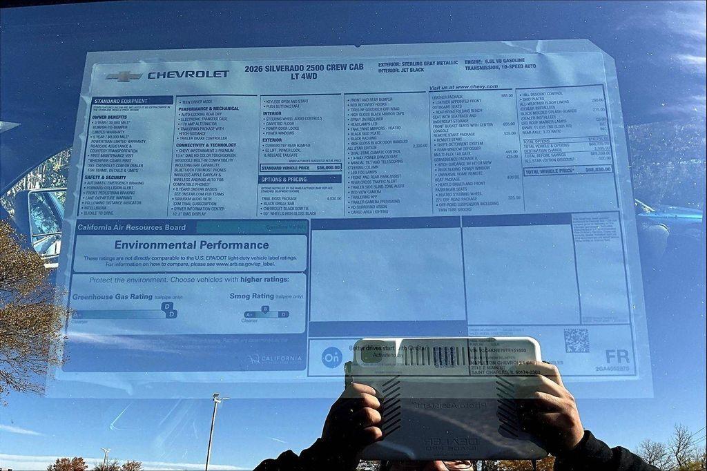 new 2026 Chevrolet Silverado 2500 car, priced at $67,830