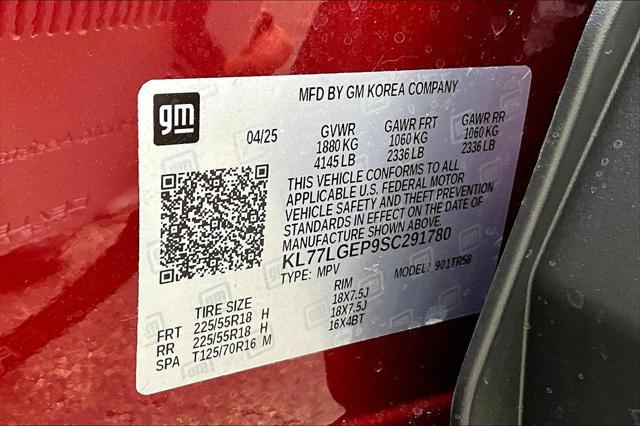 new 2025 Chevrolet Trax car, priced at $23,551