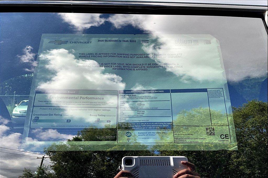 new 2026 Chevrolet Silverado EV car, priced at $84,460