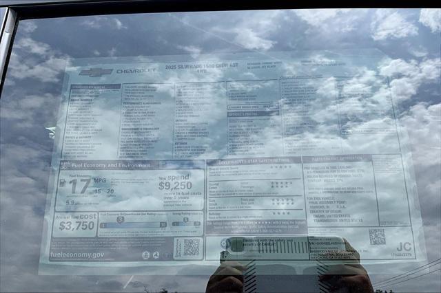 new 2025 Chevrolet Silverado 1500 car, priced at $62,398