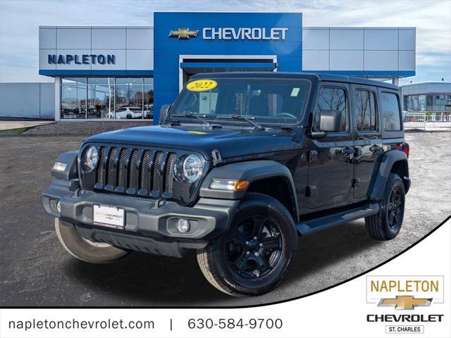 used 2022 Jeep Wrangler Unlimited car, priced at $31,495