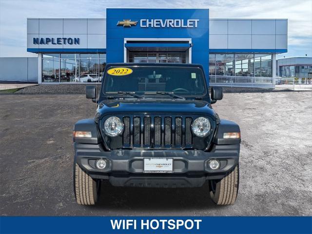 used 2022 Jeep Wrangler Unlimited car, priced at $31,495