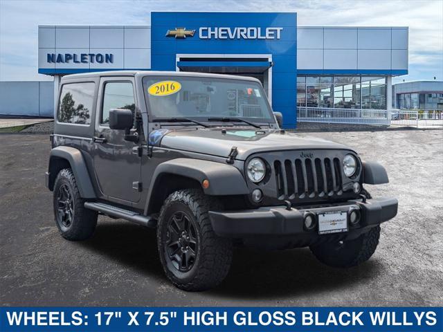 used 2016 Jeep Wrangler car, priced at $14,637