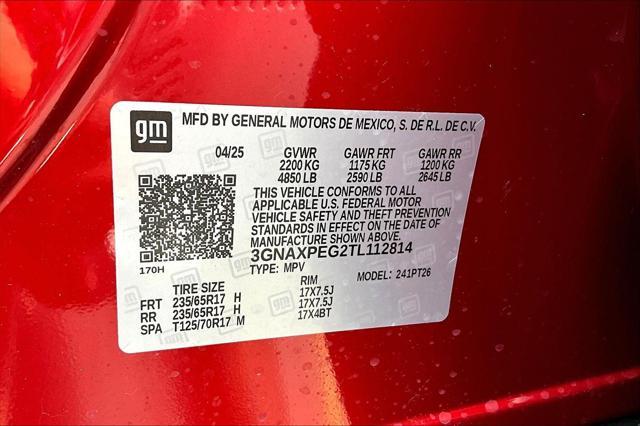 new 2026 Chevrolet Equinox car, priced at $30,063