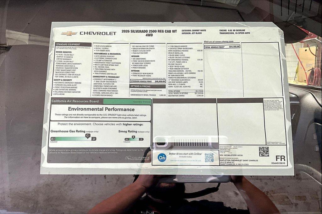 new 2026 Chevrolet Silverado 2500 car, priced at $53,165