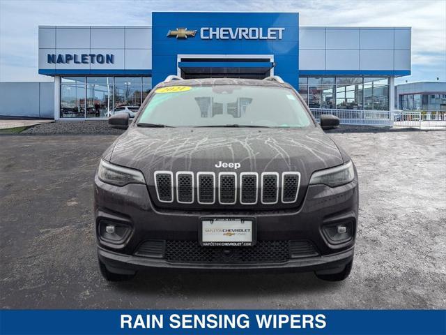 used 2021 Jeep Cherokee car, priced at $21,260