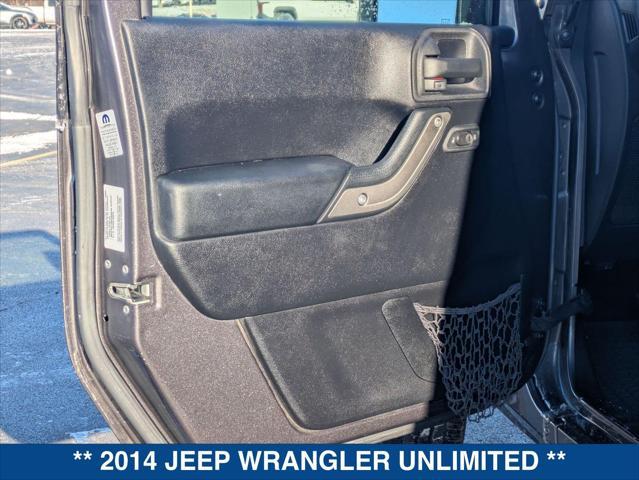 used 2014 Jeep Wrangler Unlimited car, priced at $16,695