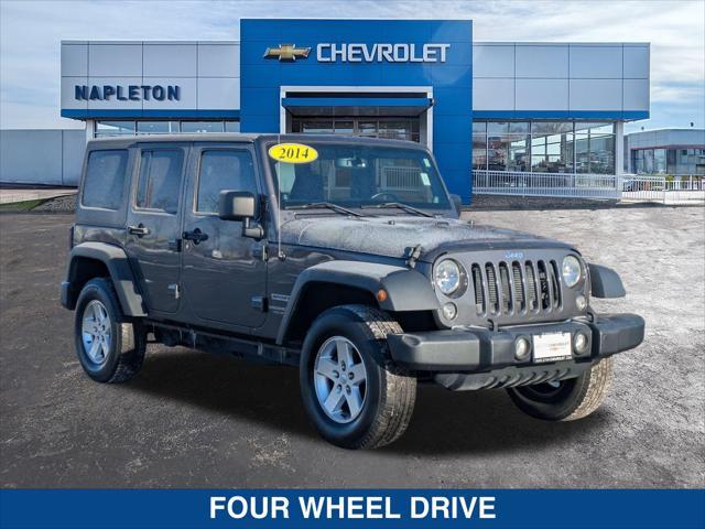 used 2014 Jeep Wrangler Unlimited car, priced at $16,695