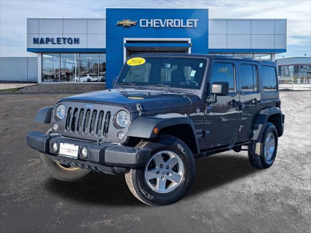 used 2014 Jeep Wrangler Unlimited car, priced at $15,595