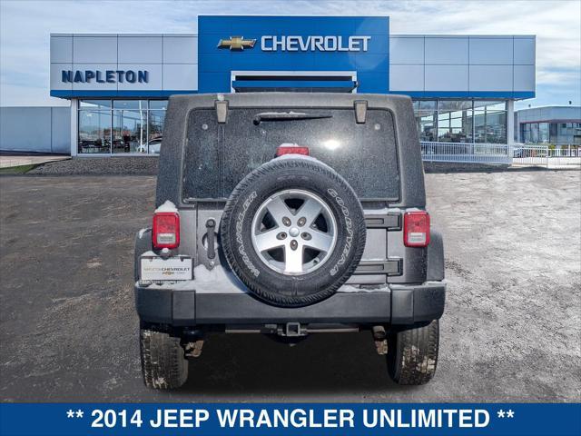 used 2014 Jeep Wrangler Unlimited car, priced at $16,695