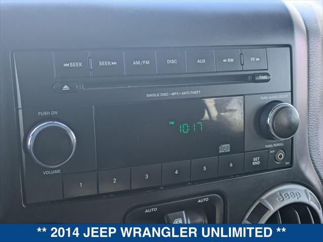 used 2014 Jeep Wrangler Unlimited car, priced at $16,695