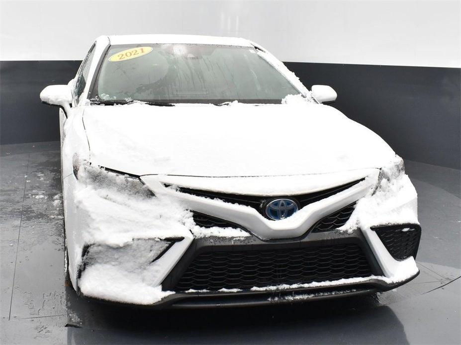 used 2021 Toyota Camry Hybrid car, priced at $26,987