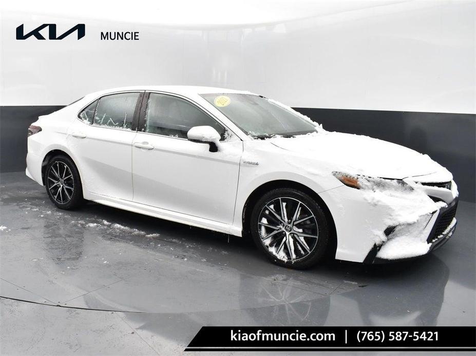 used 2021 Toyota Camry Hybrid car, priced at $26,987