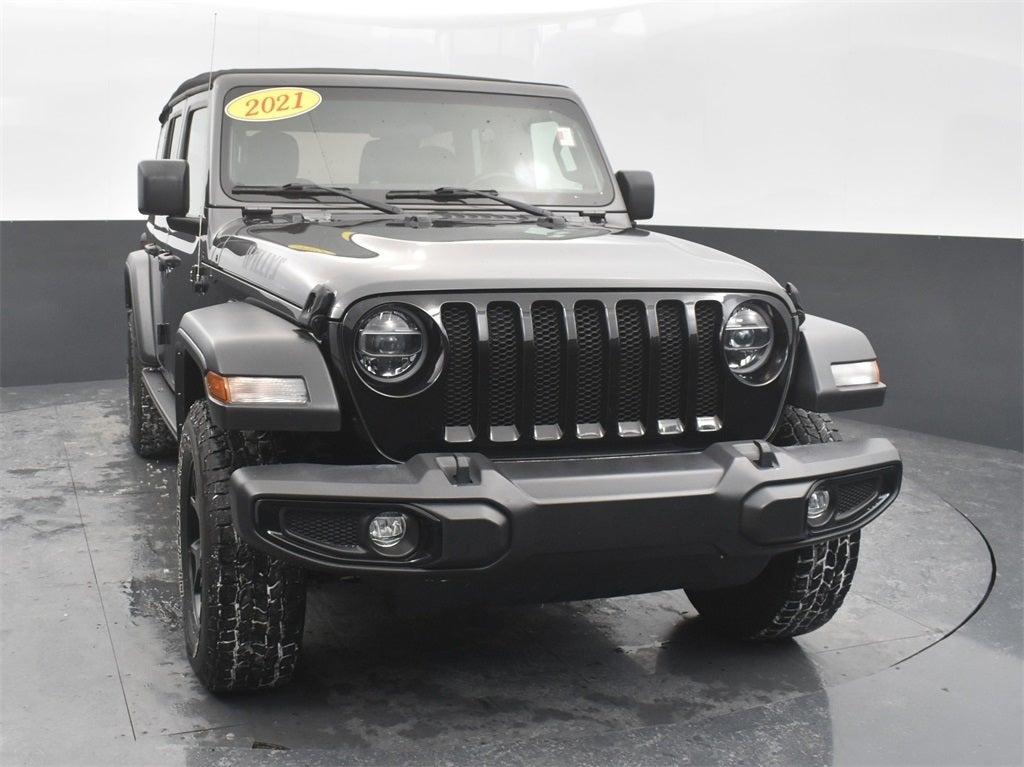 used 2021 Jeep Wrangler Unlimited car, priced at $27,897