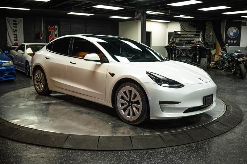 used 2022 Tesla Model 3 car, priced at $17,495