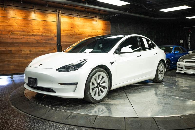 used 2022 Tesla Model 3 car, priced at $17,495