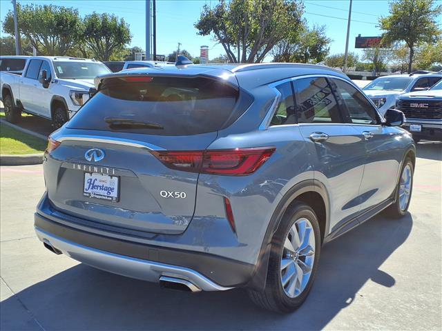 used 2022 INFINITI QX50 car, priced at $27,587