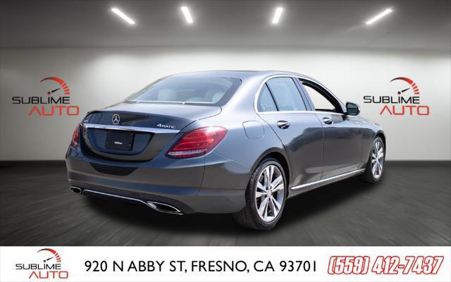used 2015 Mercedes-Benz C-Class car, priced at $13,444