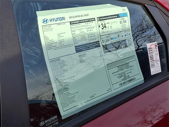 new 2025 Hyundai Elantra car, priced at $23,473