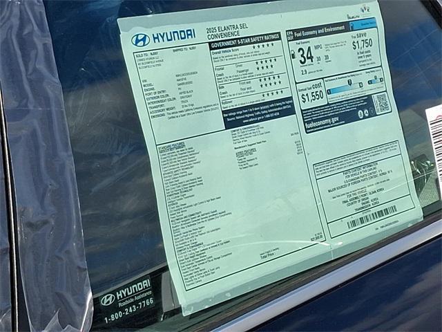 new 2025 Hyundai Elantra car, priced at $25,516