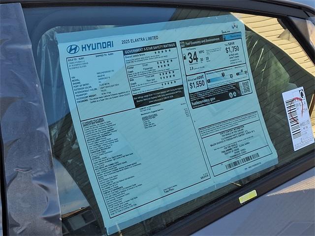 new 2025 Hyundai Elantra car, priced at $26,203