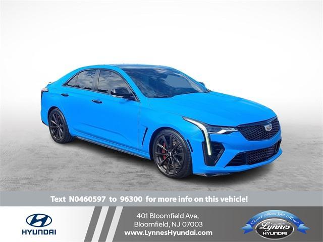 used 2022 Cadillac CT4-V car, priced at $51,381