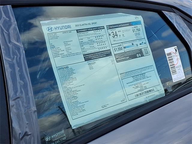 new 2025 Hyundai Elantra car, priced at $22,971