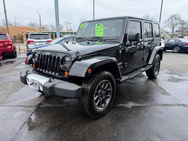 used 2010 Jeep Wrangler Unlimited car, priced at $14,990
