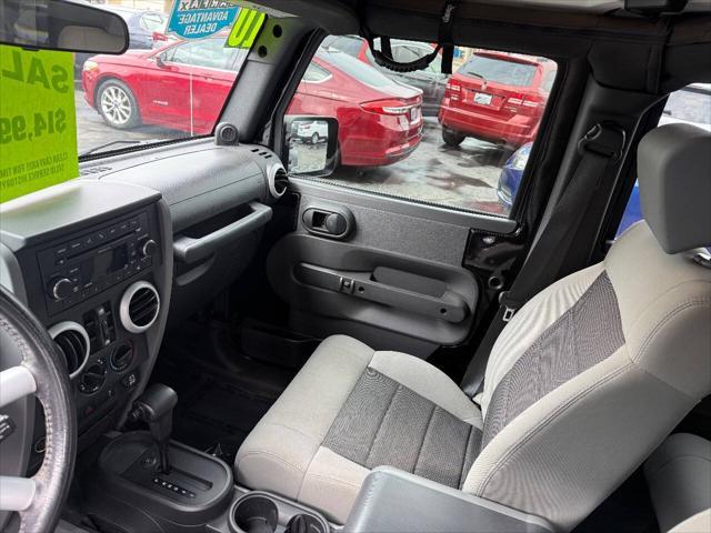 used 2010 Jeep Wrangler Unlimited car, priced at $14,990