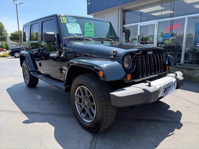 used 2010 Jeep Wrangler Unlimited car, priced at $14,990