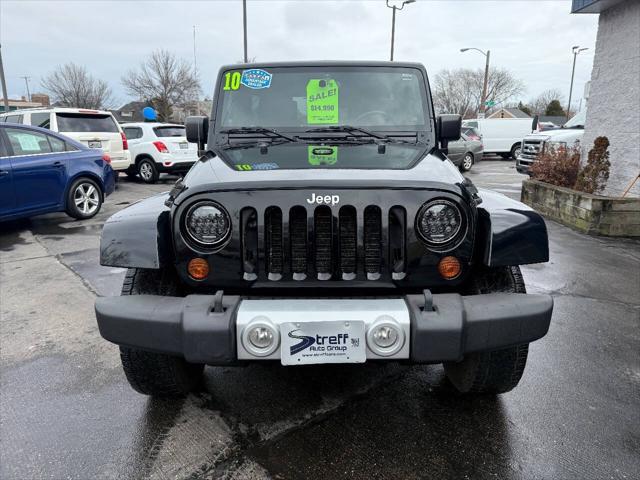 used 2010 Jeep Wrangler Unlimited car, priced at $14,990