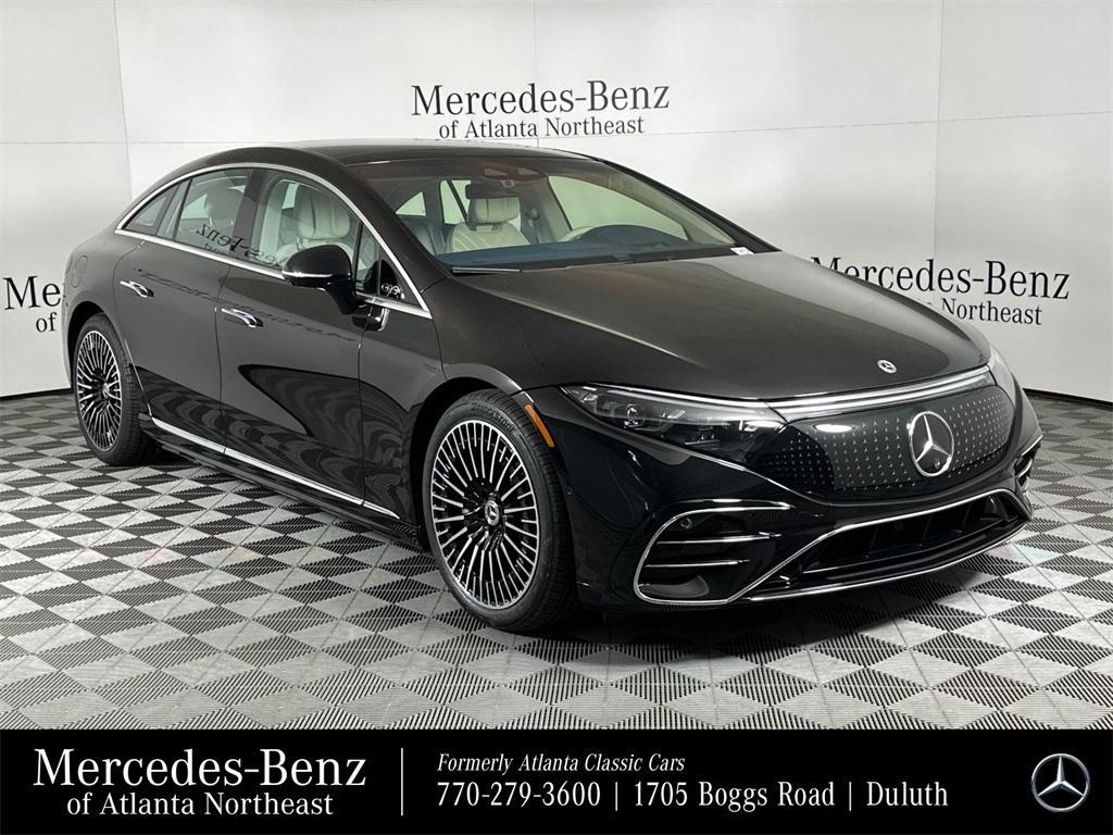 used 2022 Mercedes-Benz EQS 580 car, priced at $65,552