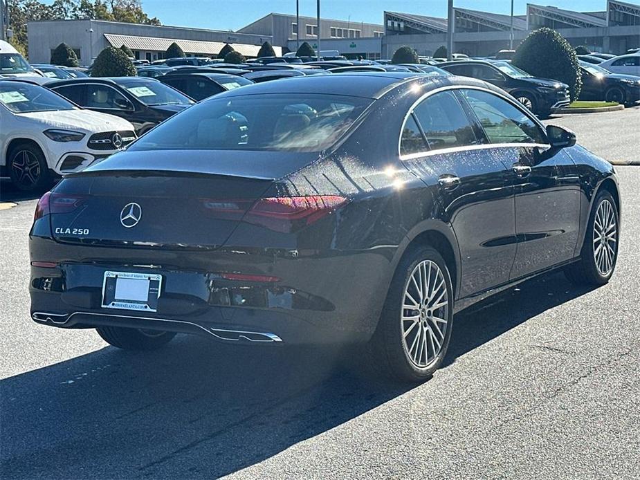 new 2025 Mercedes-Benz CLA 250 car, priced at $49,680